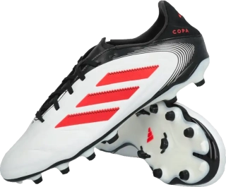 Pánské kopačky lisovky Adidas Copa Pure III League FG/MG bílo-černé