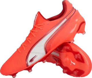 Pánské kopačky lisovky Puma King Ultimate FG/AG červené