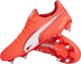 Pánské kopačky kolíky Puma King Ultimate MxSG červené