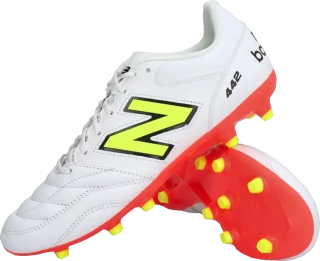 Pánské kopačky lisovky New Balance 442 V2 Team FG bílé3