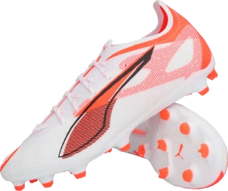 Pánské kopačky lisovky Puma Ultra 5 Pro FG/AG bílo-červené