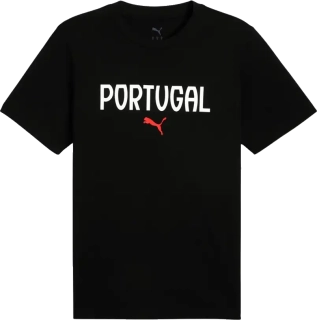 Pánské tričko krátký rukáv Puma Portugalsko 2025 ftblNRGY černé