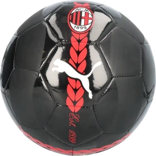 Fotbalový míč Puma AC Milan 24/25 Prematch velikost 5 černý