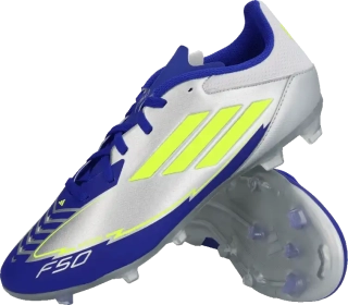 Dětské kopačky lisovky Adidas F50 League Messi FG/MG stříbrné