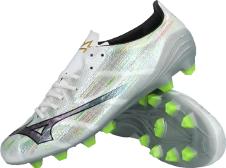 Pánské kopačky lisovky Mizuno Alpha II Pro FG stříbrné
