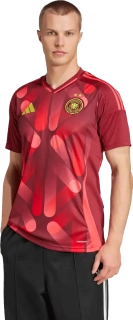 Pánský venkovní fotbalový dres Adidas Německo 25/26 bordo