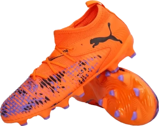 Dětské kopačky lisovky Puma Future 8 Match Creativity FG/AG oranžové
