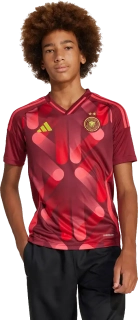 Dětský venkovní fotbalový dres Adidas Německo 25/26 bordo