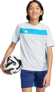 Dětský fotbalový dres Adidas Tiro 25 Essentials bílý