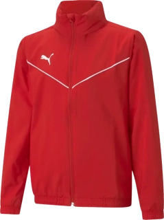 Dětská sportovní bunda Puma teamRISE All Weather červená