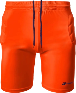 Dětské brankářské šortky Reusch Match Padded oranžové