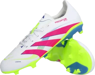Dětské kopačky lisovky Adidas Predator League FG/MG bílo-růžové