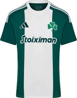 Pánský domácí dres Adidas Panathinaikos FC 24/25 bílo-zelený