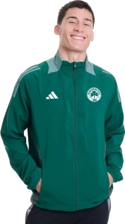 Pánská sportovní bunda Adidas Panathinaikos FC 24/25 Travel zelená