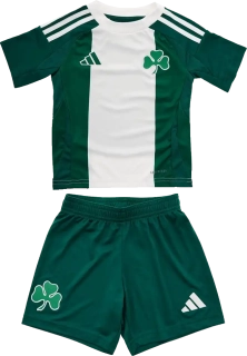Dětská domácí souprava Adidas Panathinaikos FC 24/25 bílo-zelená