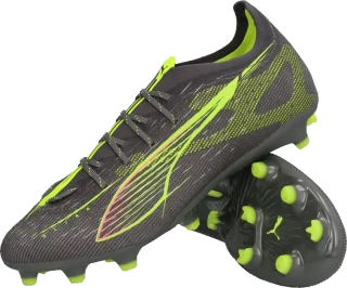 Pánské kopačky lisovky Puma Ultra 5 Pro FG/AG černo-šedé
