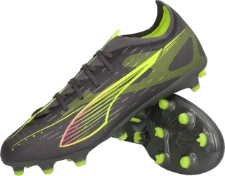 Pánské kopačky lisovky Puma Ultra 5 Match FG/AG černo-šedé