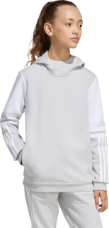 Dětská mikina s kapucí Adidas Squadra 25 Sweat šedá