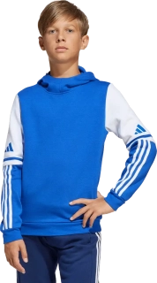 Dětská mikina s kapucí Adidas Squadra 25 Sweat modrá