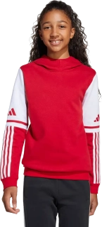 Dětská mikina s kapucí Adidas Squadra 25 Sweat červená