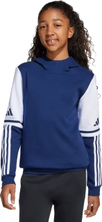 Dětská mikina s kapucí Adidas Squadra 25 Sweat tmavě modrá