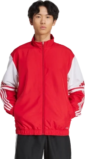 Pánská sportovní bunda Adidas Squadra 25 Presentation červená