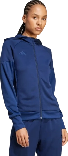 Dámská pohodlná mikina Adidas Tiro 25 Travel FZ modrá