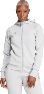 Dámská pohodlná mikina Adidas Tiro 25 Travel FZ šedá