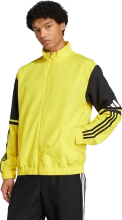 Pánská sportovní bunda Adidas Squadra 25 Presentation žlutá