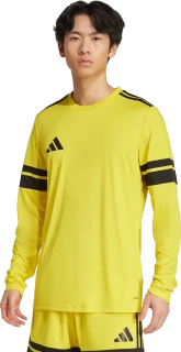 Pánský dres dlouhý rukáv Adidas Squadra 25 žlutý