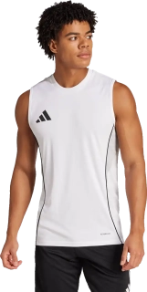 Pánský dres bez rukávů Adidas Tiro 25 Competition Training bílý