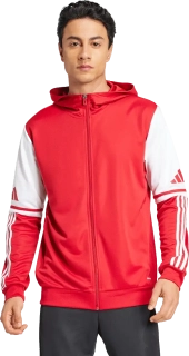 Pánská mikina s kapucí Adidas Squadra 25 Hoody červená