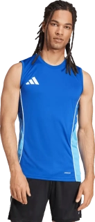 Pánský dres bez rukávů Adidas Tiro 25 Competition Training modrý