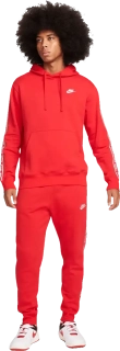 Pánská sportovní souprava Nike Club Fleece červená