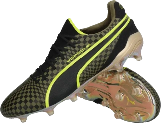 Pánské kopačky lisovky Puma King Ultimate x Porsche FG/AG zelené