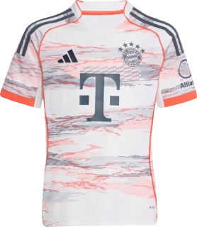 Dětský venkovní fotbalový dres Adidas FC Bayern 25/26 vícebarevný