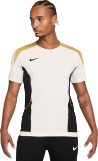 Pánské fotbalové tričko s krátkým rukávem Nike Strike+ - bílé