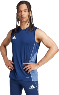 Pánský dres bez rukávů Adidas Tiro 25 Competition Training tmavě modrý