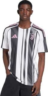 Pánský domácí fotbalový dres Adidas Juventus FC 25/26 bílo-černý