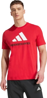 Pánské tričko Adidas Manchester United 24/25 Seasonal Graphic Tee červené