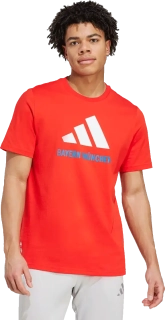 Pánské tričko Adidas FC Bayern 24/25 Seasonal Graphic Tee červené