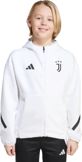 Dětská sportovní bunda Adidas Juventus FC 25/26 Anthem bílá