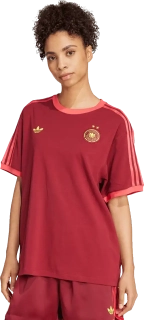 Dámské sportovní tričko Adidas Německo 2025 Tee bordó