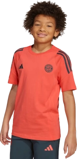Dětské fotbalové tričko Adidas FC Bayern 25/26 Tee oranžové