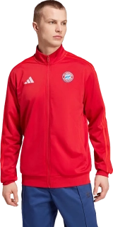 Pánská sportovní bunda Adidas FC Bayern 25/26 DNA Track Top červená
