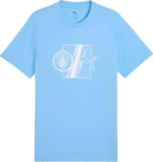 Pánské tričko Puma Manchester City 25/26 FtblCulture Tee blankytné