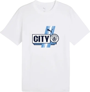 Pánské tričko Puma Manchester City 25/26 FtblCulture Tee bílé