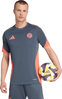 Pánský tréninkový fotbalový dres Adidas FC Bayern 25/26 šedý