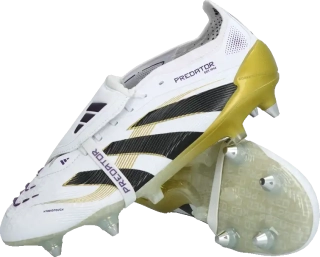 Pánské kopačky kolíky Adidas Predator Elite FT SG bílé2