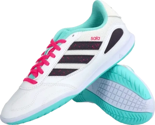 Dětské sálové kopačky Adidas Super Sala Competition III IN bílé2